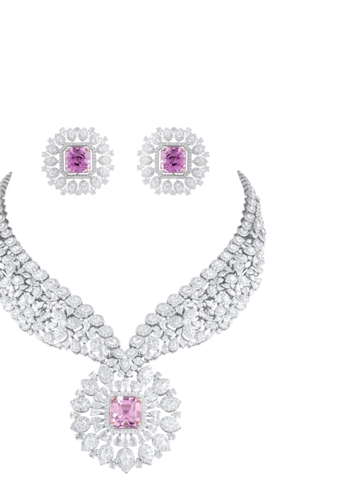 Lavender Kunzite Necklace