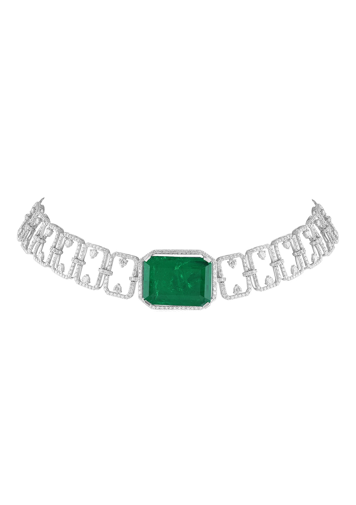 Enchanting Emerald Necklace Set